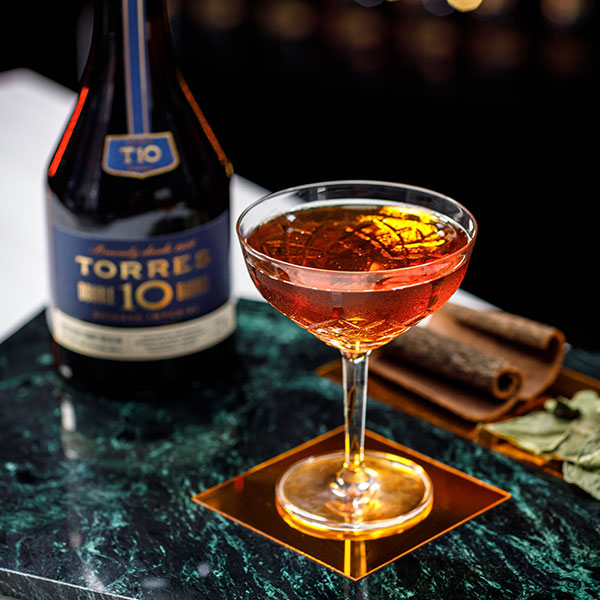 Torres 10 Double Barrel New Orleans Cocktail Style